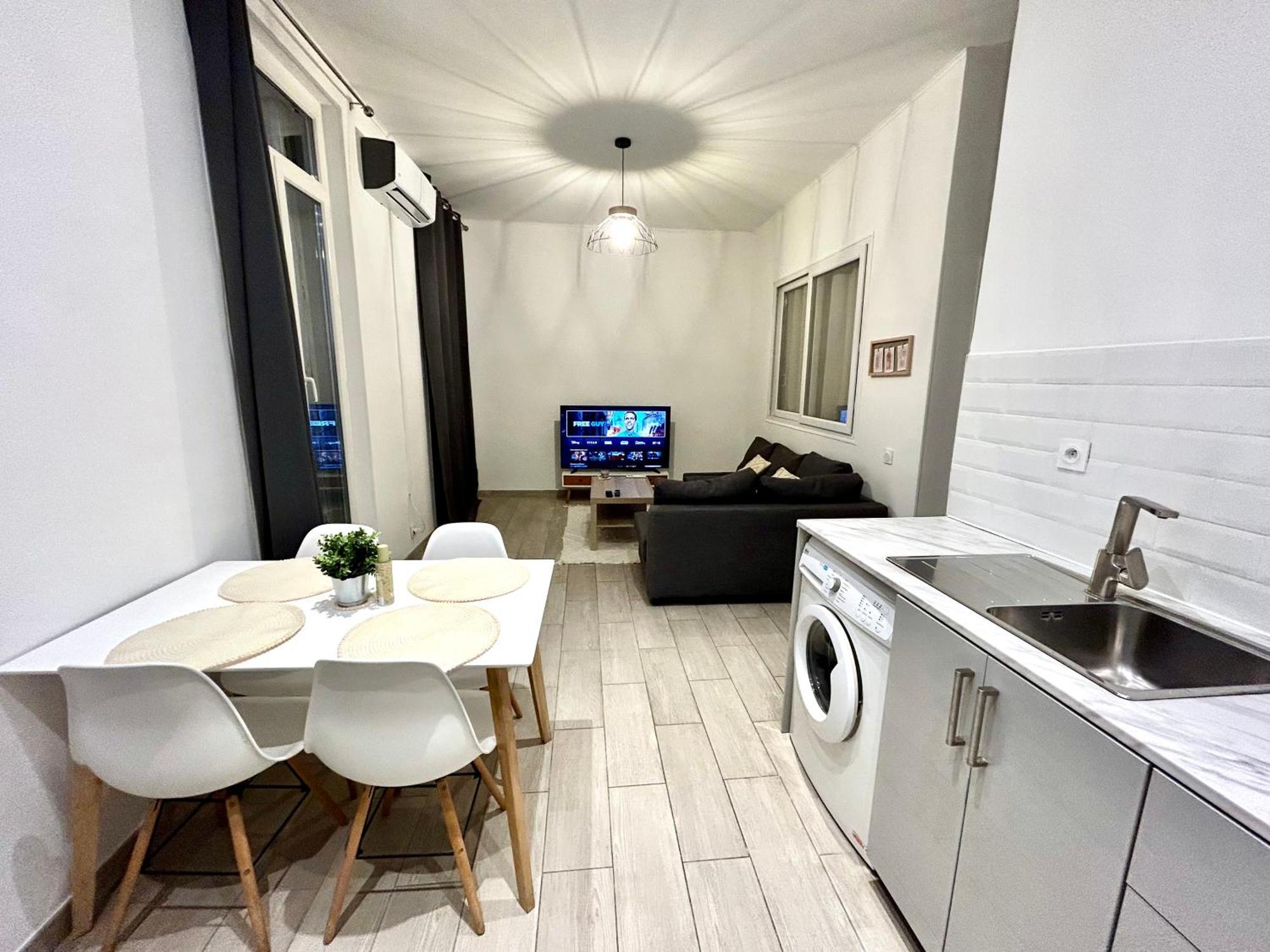 Lumineux 2 Pieces - Centre-Ville Climatise - Netflix Prime Canal - Bien Place Marselha Exterior foto